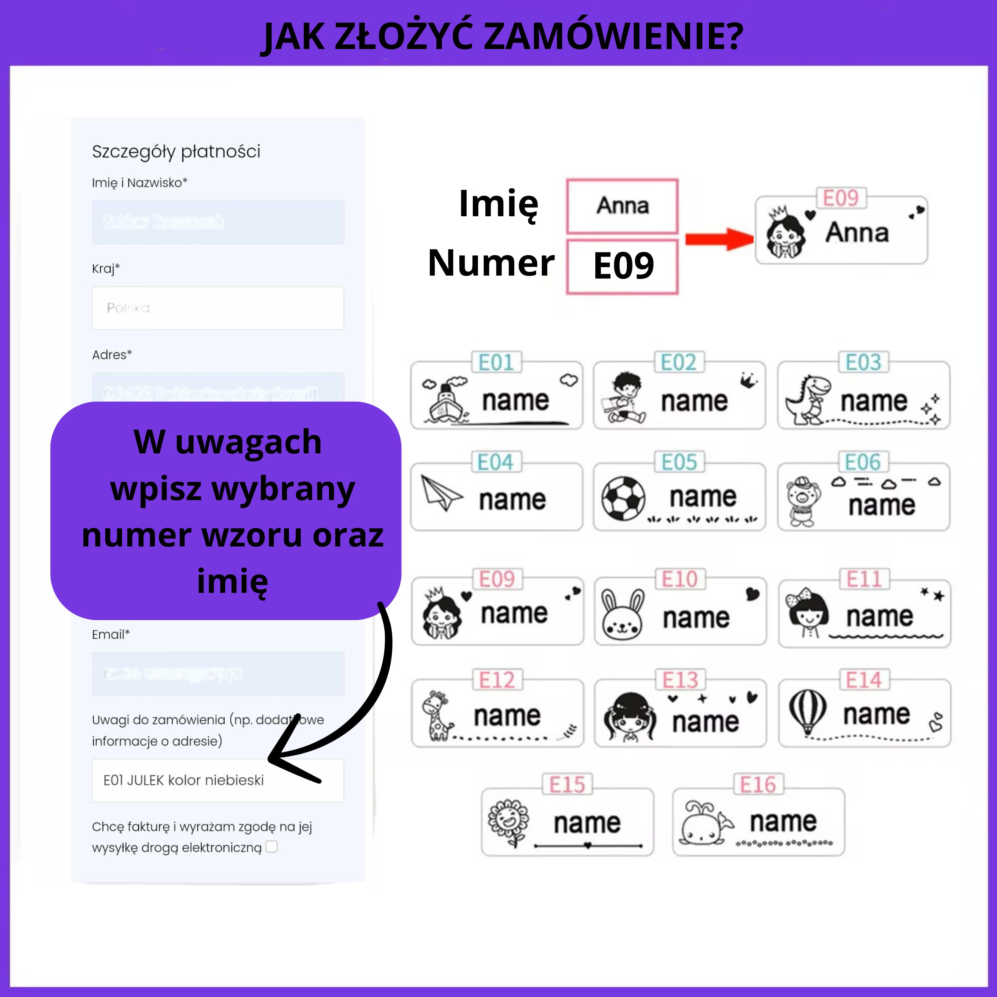 Stempel dla Dzieci do Ubrań